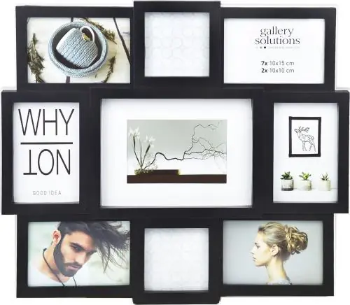 Cumpără online Gallery Solutions Black - 9 Fotografii
