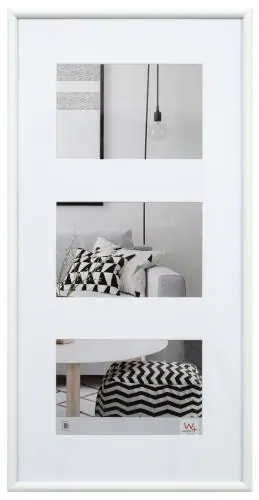 Ieftin Galeria Ramă pentru colaj Alb - 3 Fotografii (13x18 cm)