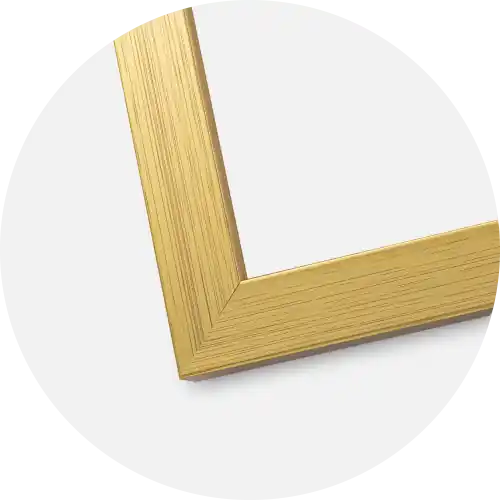 Premium Rama Sticla Gold Wood 12x12 cm