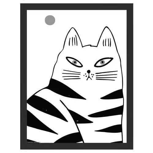 Cumpără online Ramă Liv Negru 30x40 cm - Paspartuuri Alb 20x30 cm