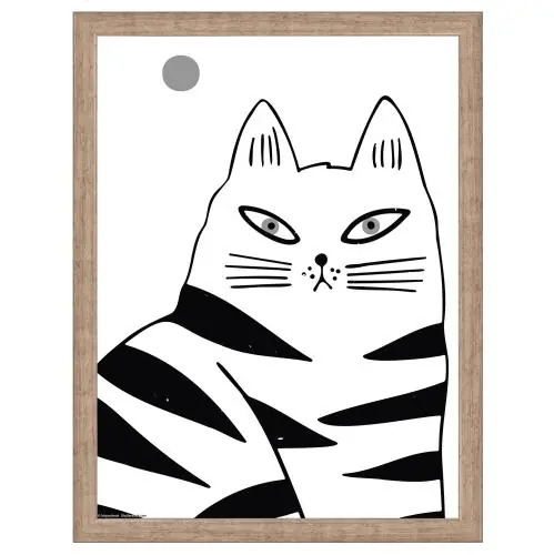 Plată securizată Ramă Liv Gri 30x40 cm - Paspartuuri Alb 21x30 cm