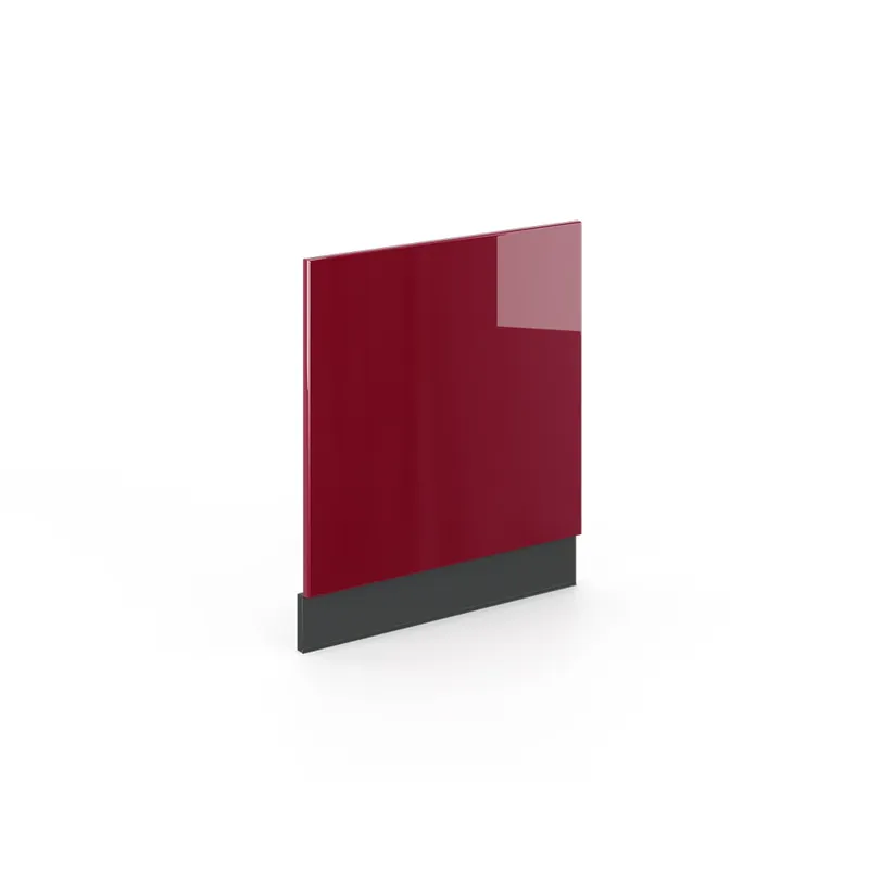 Panoul frontal Fame-Line Bordeaux lucios ridicat 60 cm fara blat Vicco Plată securizată