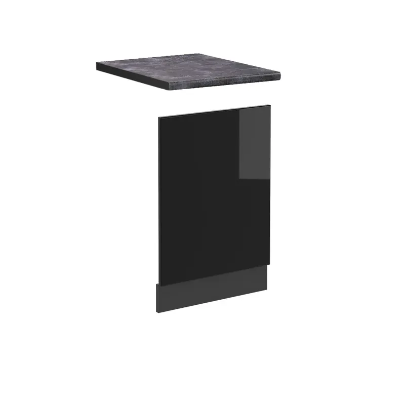 Panoul frontal R-Line Negru lucios ridicat 45 cm , AP Antracit Vicco Reducere specială