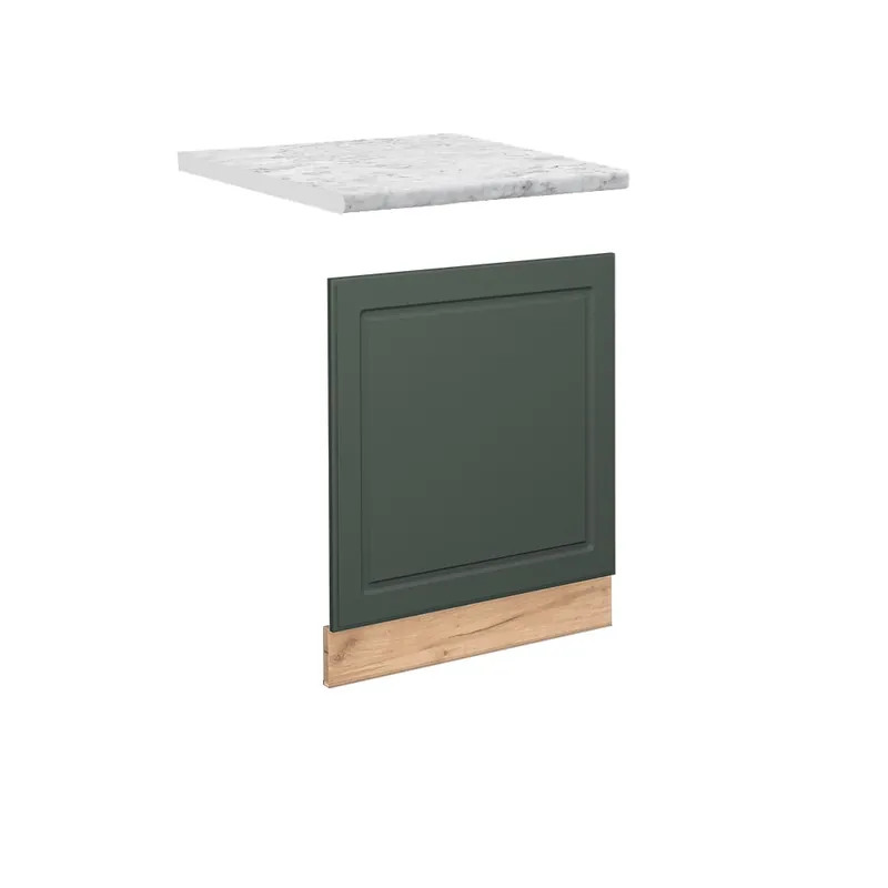 Panoul frontal Fame-Line Casă de țară verde și aurie 60 cm , AP Marmură Vicco Premium