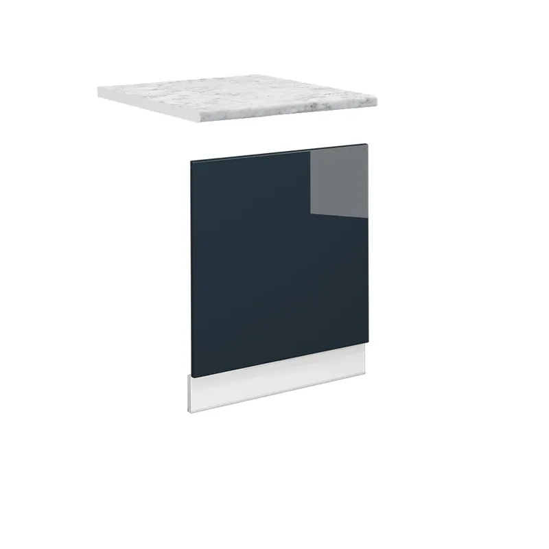 Panoul frontal Fame-Line Albastru închis înalt lucios 60 cm , AP Marmură Vicco Preț promoțional