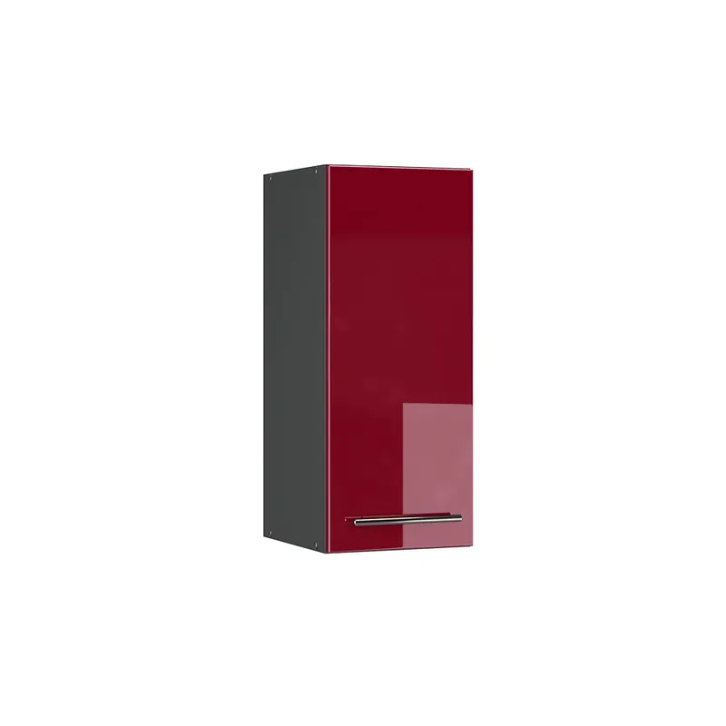 Dulap de perete Fame-Line Bordeaux lucios ridicat 30 cm Vicco Nu rata