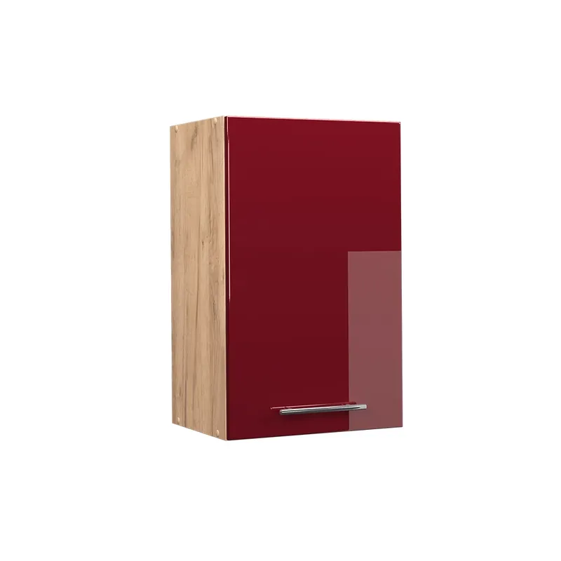 Dulap de perete Fame-Line Bordeaux lucios ridicat 45 cm Vicco Ofertă specială