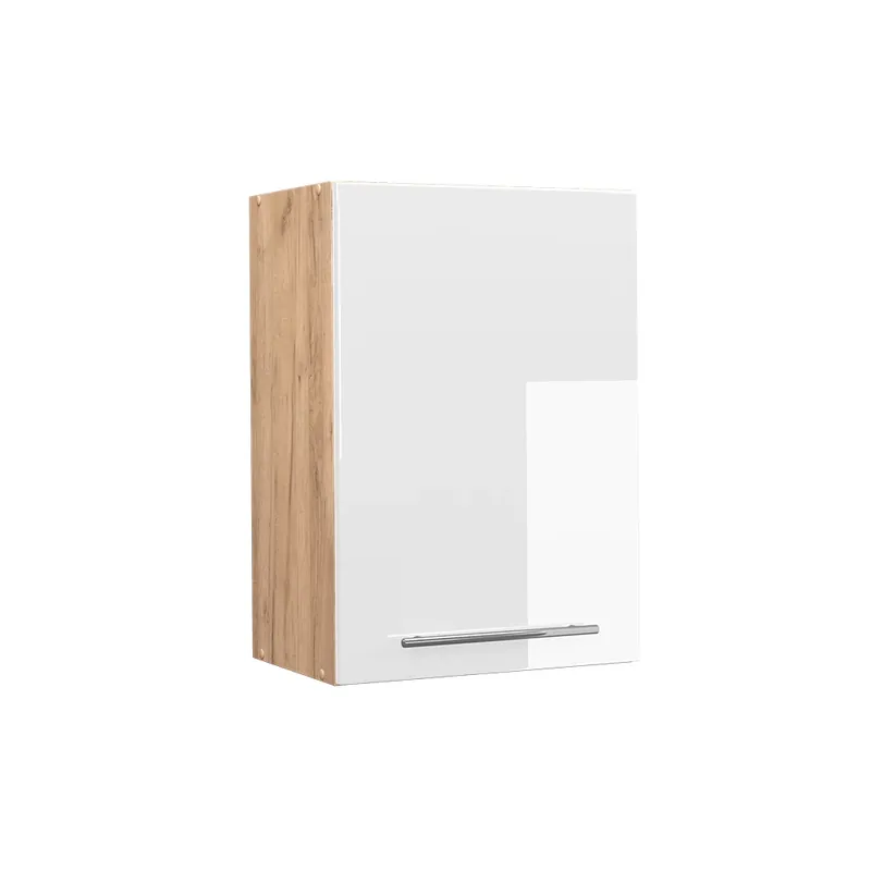 Dulap de perete Fame-Line Alb lucios ridicat 50 cm Vicco Disponibil imediat
