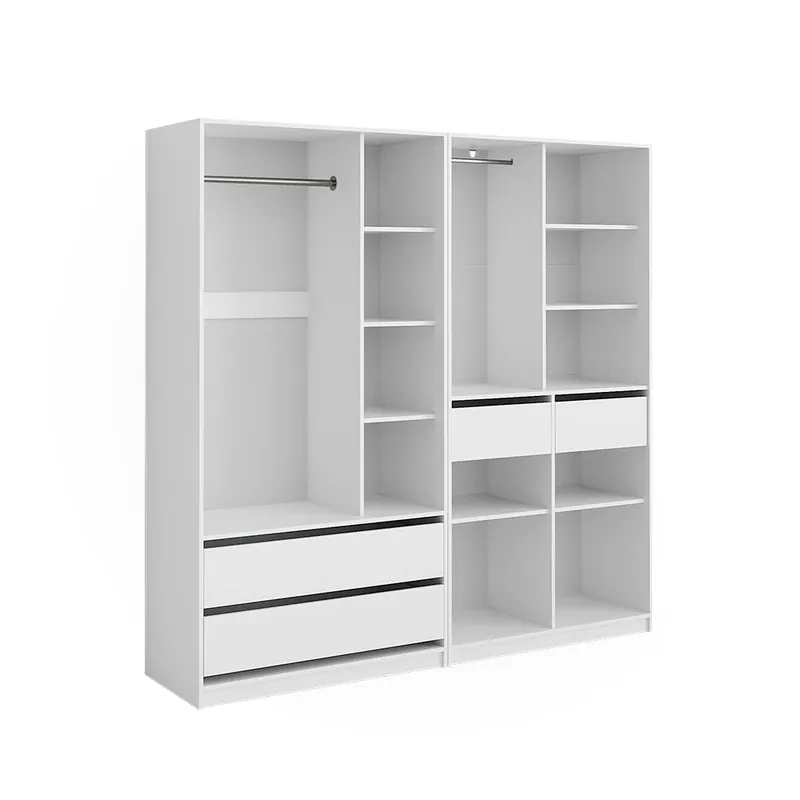 Preț redus Dulap Elmo Alb 200x200 cm Set de 2 Vicco