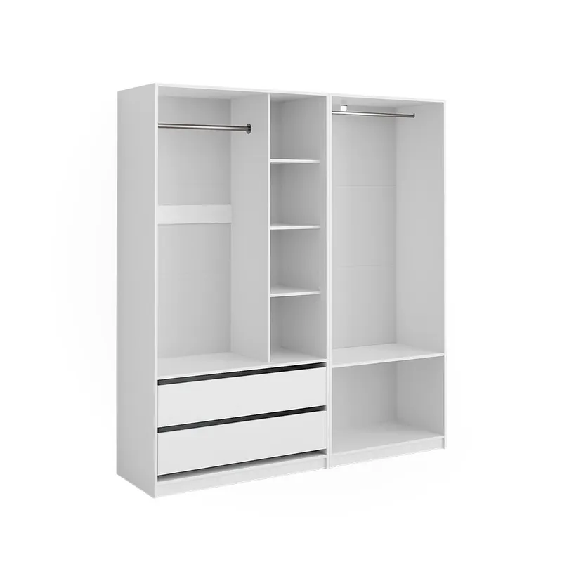 Dulap Elmo Alb 180x200 cm Set de 2 Vicco Popular