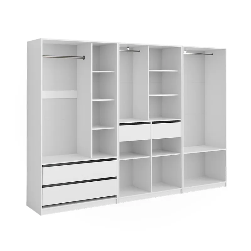 Plată securizată Dulap Elmo Alb 280x200 cm Set de 3 Vicco