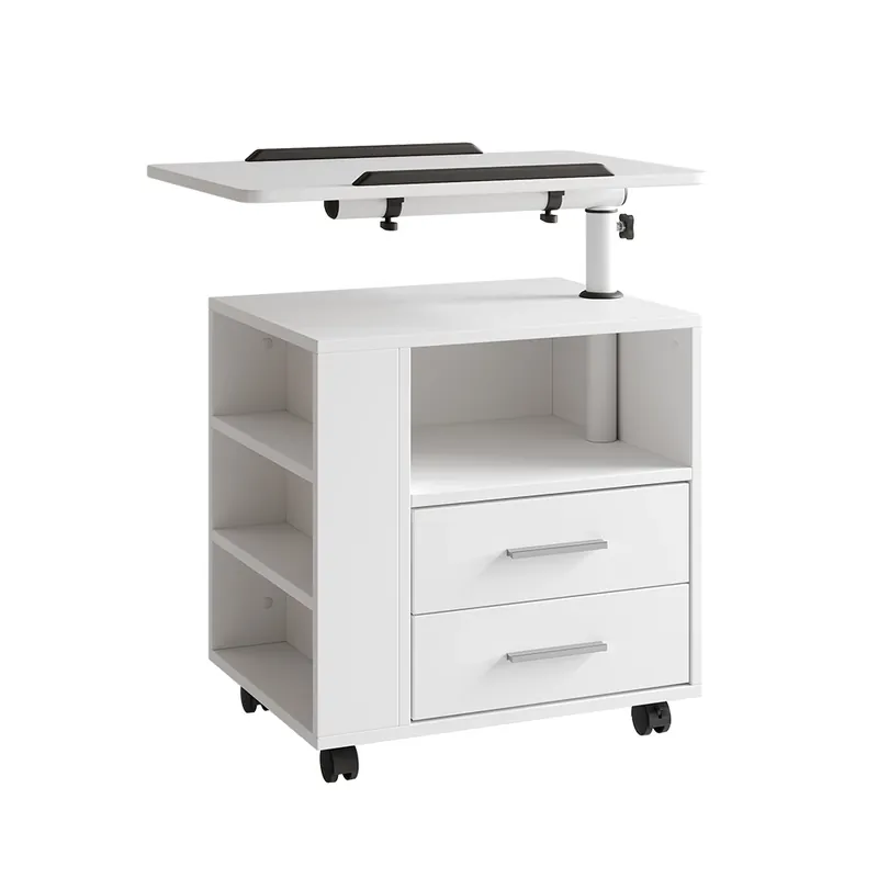 Noptiera Bora Alb 60x69 cm cu 2 sertare Vicco Reducere de preț