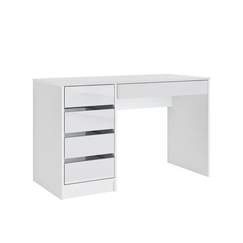 Ofertă Birou Sherry Alb 55 x 120 cm cu sertare Vicco