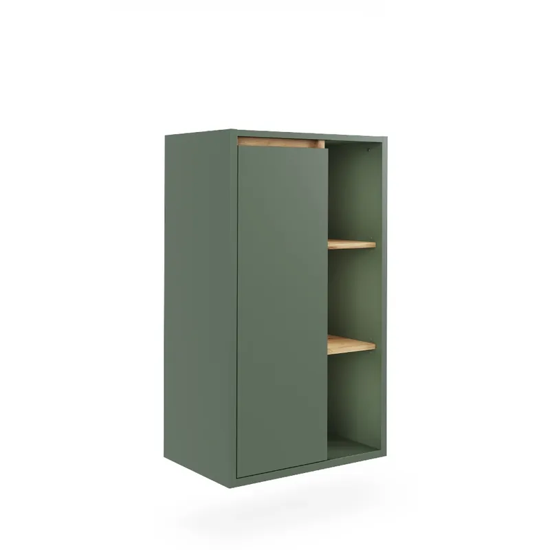 Calitate înaltă ViccoDulap midi"Viola",Verde/Artisan ,50x86 cm cu rafturi deschise