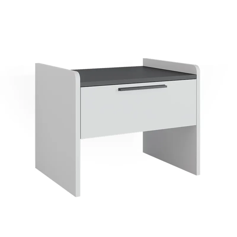 Retur gratuit Bancă pentru sufragerie Roman Alb 53.5 x 41.1 cm cu 1 sertar Vicco