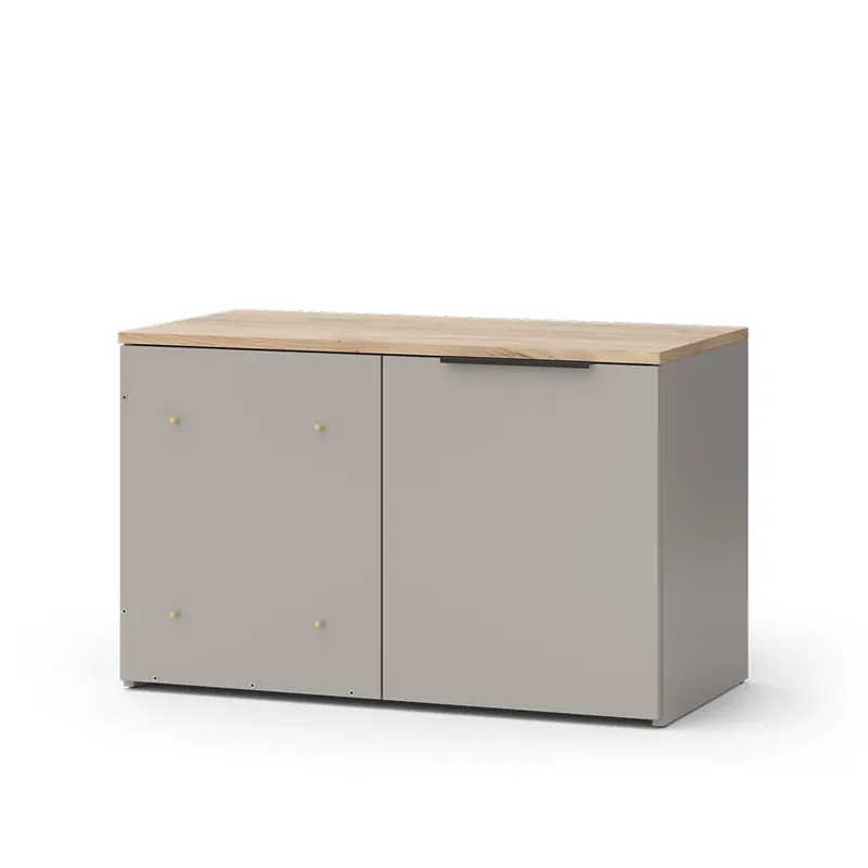 Reduceri Comodă Wido Greige 80x50 cm cu ușă Vicco