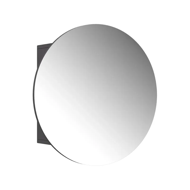 Dulap cu oglindă de baie Loki antracit 60x60 cm cu 2 compartimente Vicco Expediere rapidă