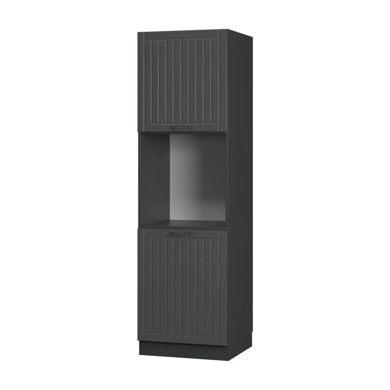 Premium Dulap de transformare a sobei Fame-Line Gri închis 60 cm deschide Vicco