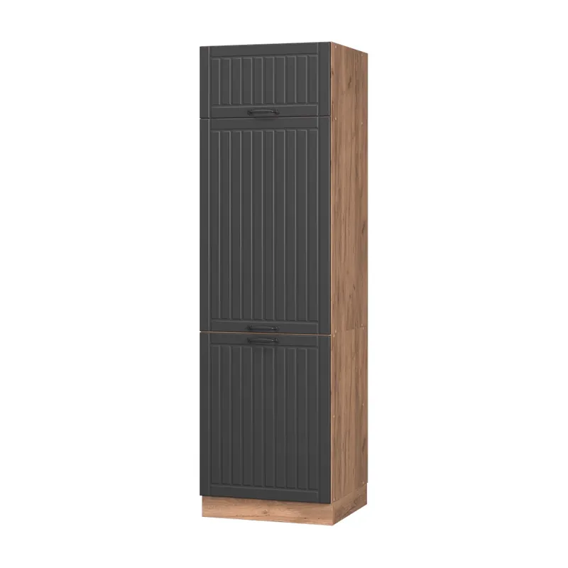 Calitate înaltă Dulap frigider Fame-Line Gri închis 60 cm Vicco