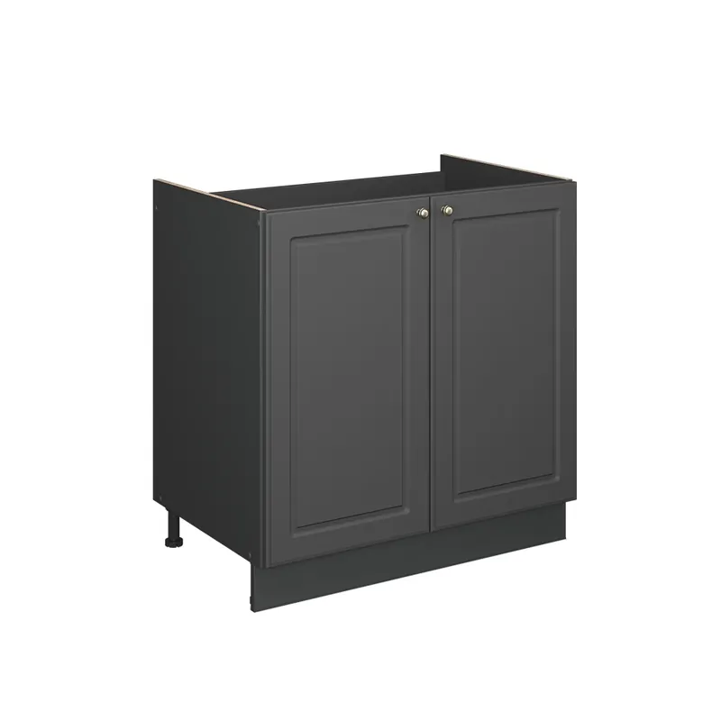 Reduceri Dulap de bază pentru chiuvetă Fame-Line Casă de țară antracit-aur 80 cm , AP Stejar Vicco