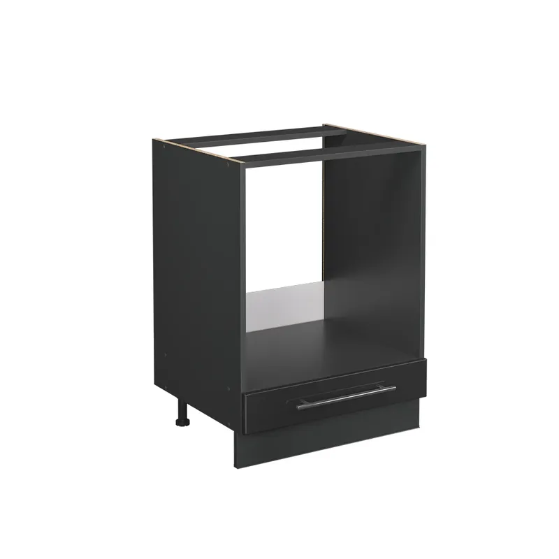 Reducere extra Dulap de transformare a sobei Fame-Line Antracit lucios ridicat 60 cm , AP Antracit Vicco