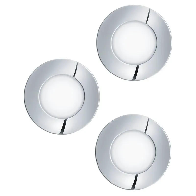 Lichidare de stoc Set 3 spoturi FUEVA 1 LED 3X2.8W IP20/IP44 98635