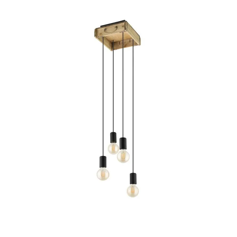 Noutate Lustră WOOTTON 4XE27 IP20 43591