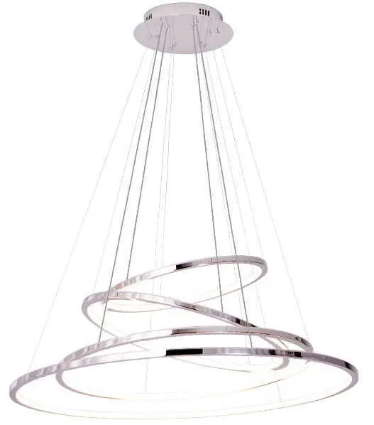 Super ofertă Pendul LED Max Light Queen IV crom dimabil 40 cm P0374D