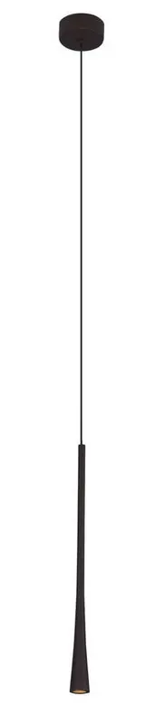 Lampa suspendată Max Light Coffee P0372 negru LED 7W metal 140 cm Ofertă limitată