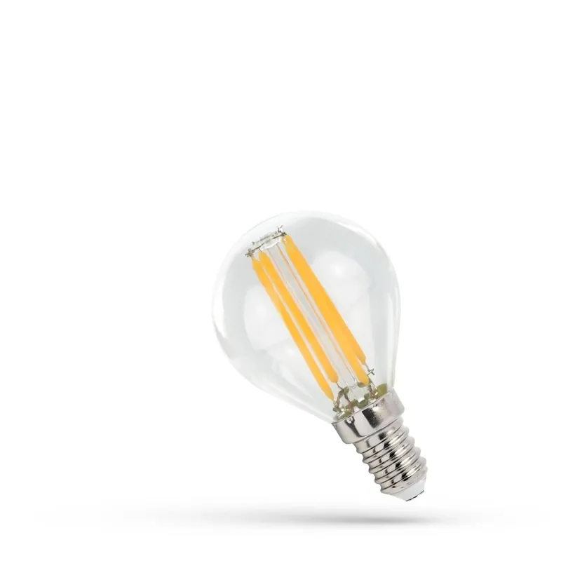 Lichidare de stoc Led Ball E-14 230v 6w Cog Ww Spectrum Clear
