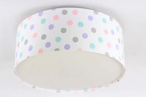 Preț redus Iluminat pentru camera copiilor - Luminance E27 60W plafon cu LED-uri pastelate