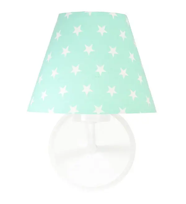 Lampa de perete menta Raggio E27 60W stele albe Cumpără online