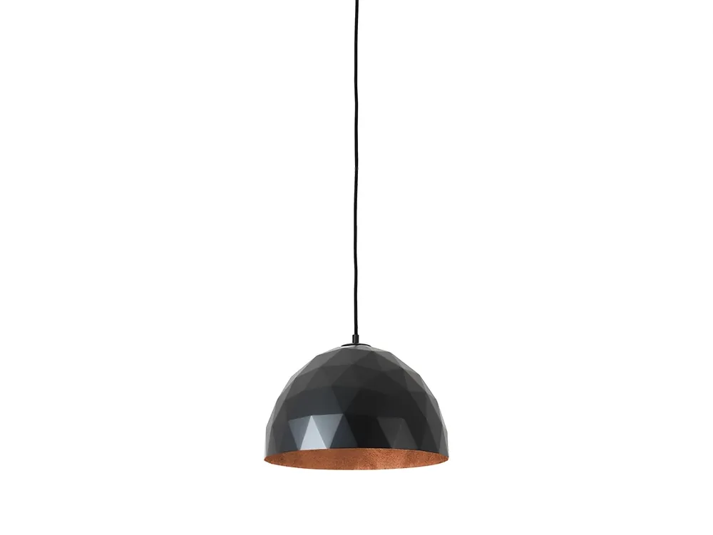 Discount Lampa suspendată LEONARD M - negru de cupru