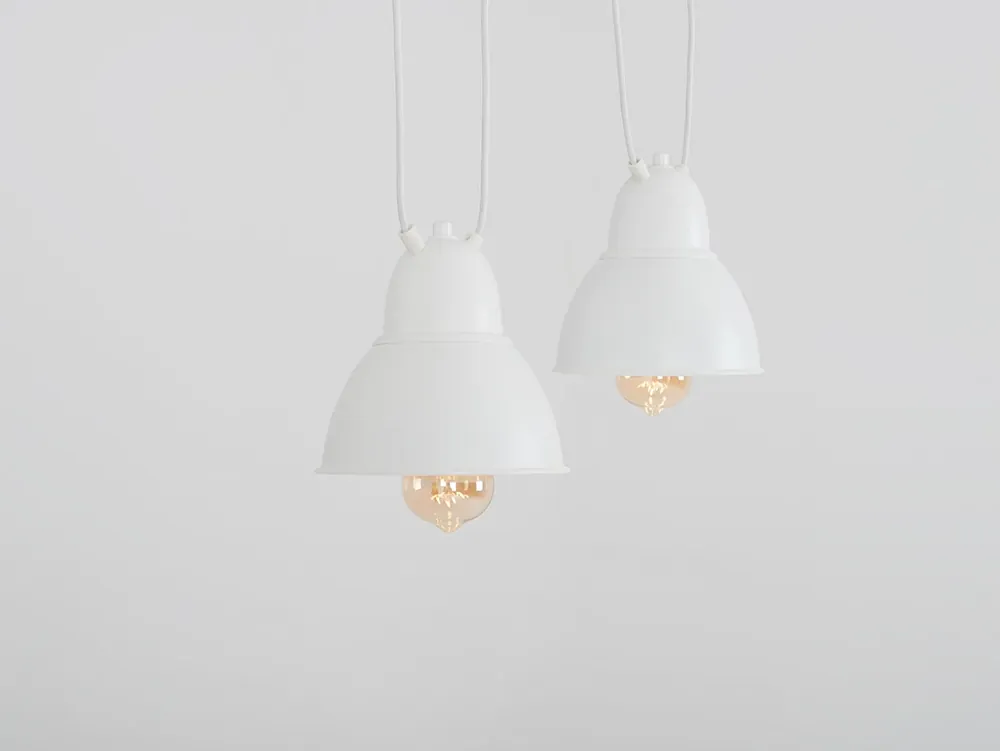 Lampa COBEN HANGMAN 2 suspendată - alb Reducere extra