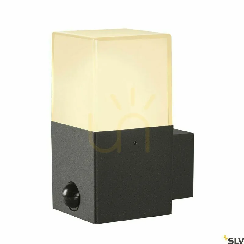 Aplică de perete exterior SLV GRAFIT antracit aluminiu IP44 11W 1006183 Preț redus