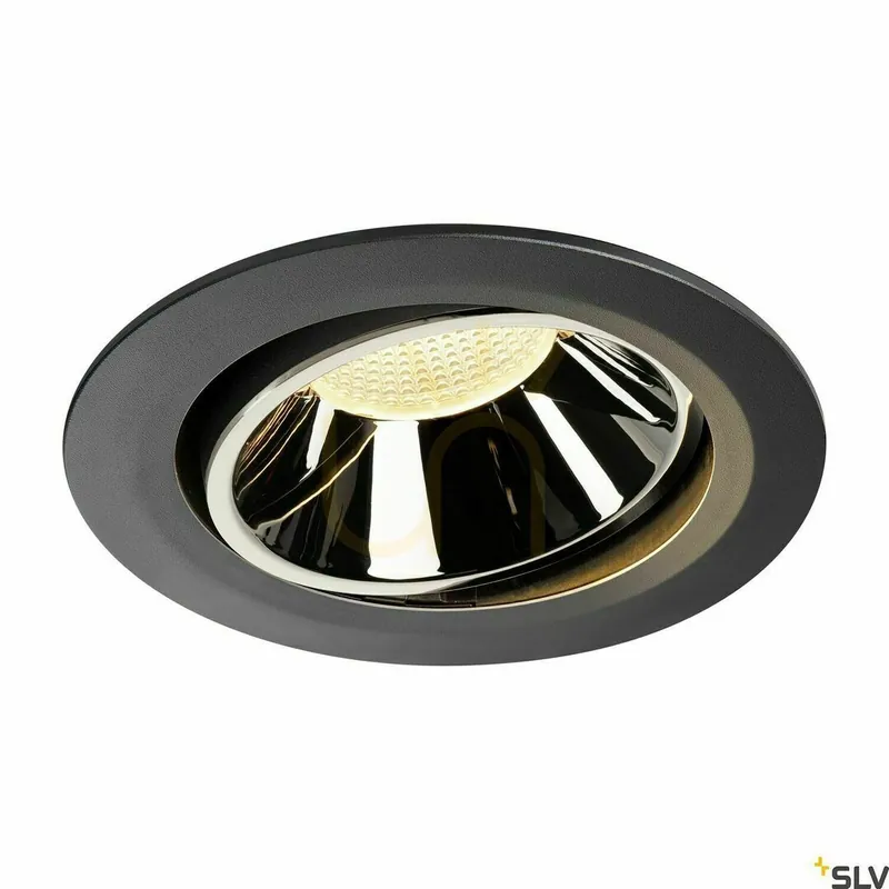 Calitate înaltă Spot încastrat SLV NUMINOS MOVE DL XL negru/crom 37,4W 3000K 3500lm 1003723