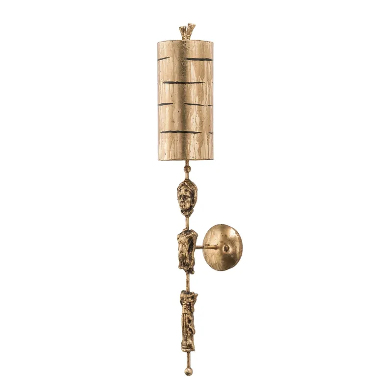 Fragment 1 Light Wall Light - Gold Elstead Ofertă de sezon