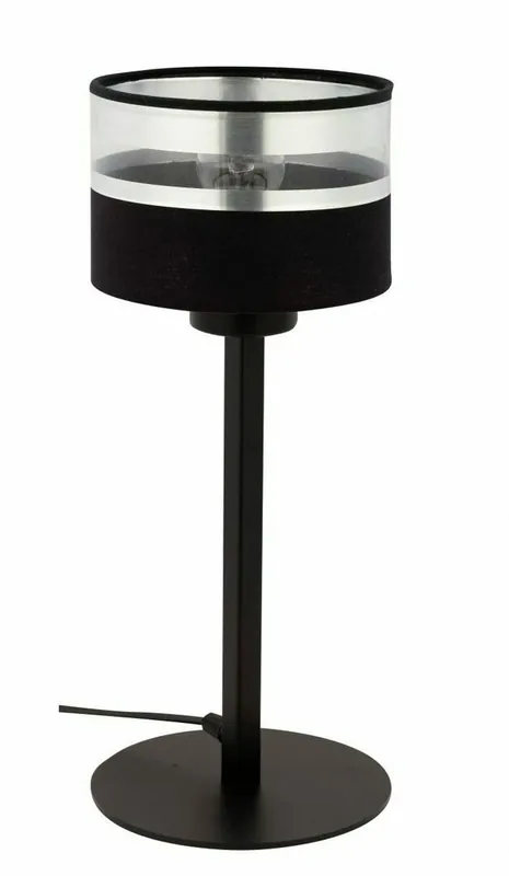 Lampă de masă Sigma Sofia negru-argintiu E27 SKU 50238 Expediere rapidă
