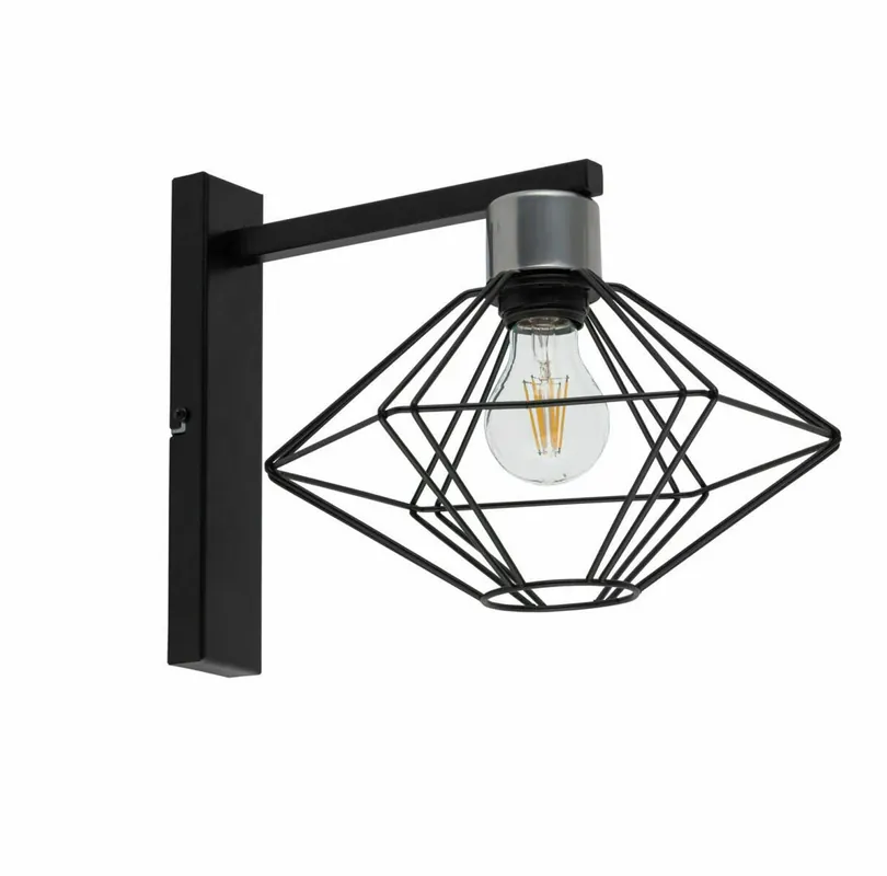 Aplica Sigma Vario negru argintiu E27 60W 40563 Ieftin