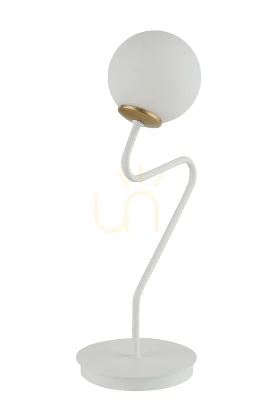 Lampă de masă Sigma Zigzag alb/auriu 50269 Plată securizată