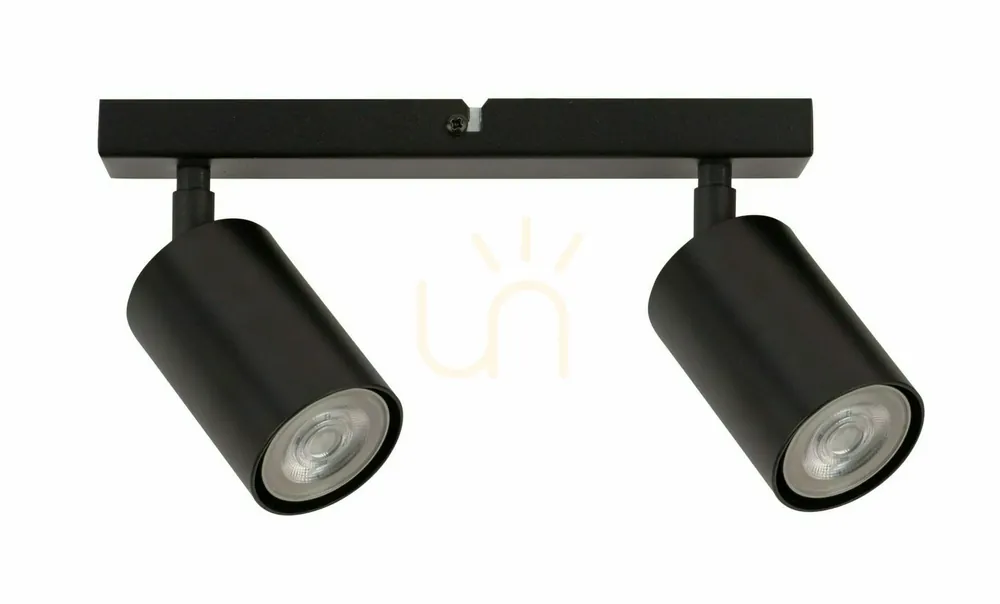 Plafonieră Sigma Zoom 2 negru GU10 2x10W 33310 Plată sigură