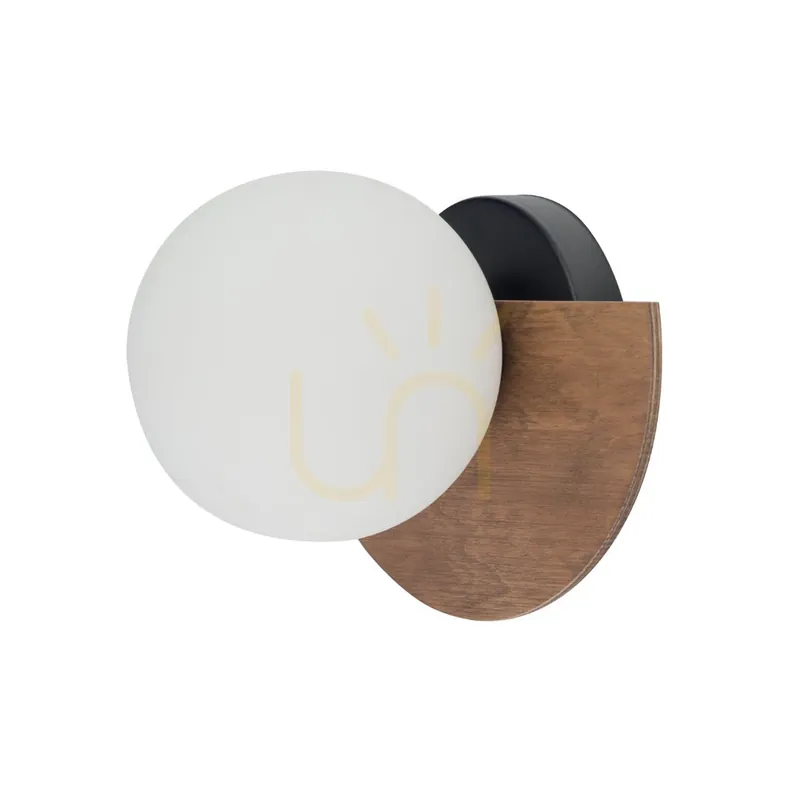 Aplica Sigma Mirror neagră, sticlă albă, G9, 12W, SKU 33303 Plată sigură