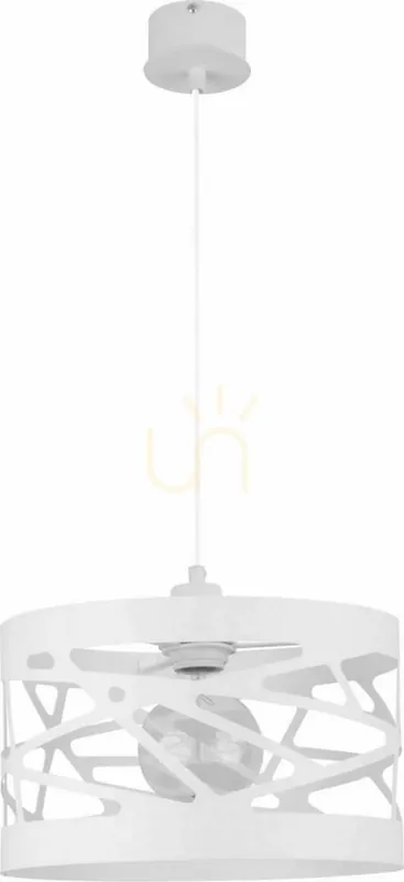 Lampă suspendată Sigma Moduł Frez M alb 30 cm E27 SKU 31080 Ofertă specială