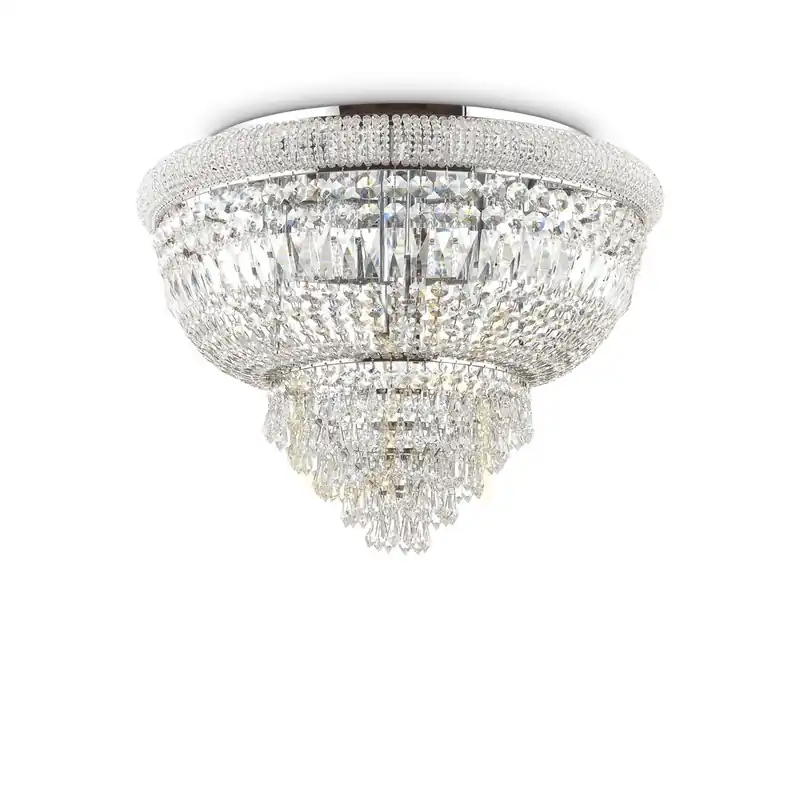 Ofertă specială Plafon cristal crom Ideallux Dubai PL24 Ø78 cm 24xE14 243566
Ofertă Limitată