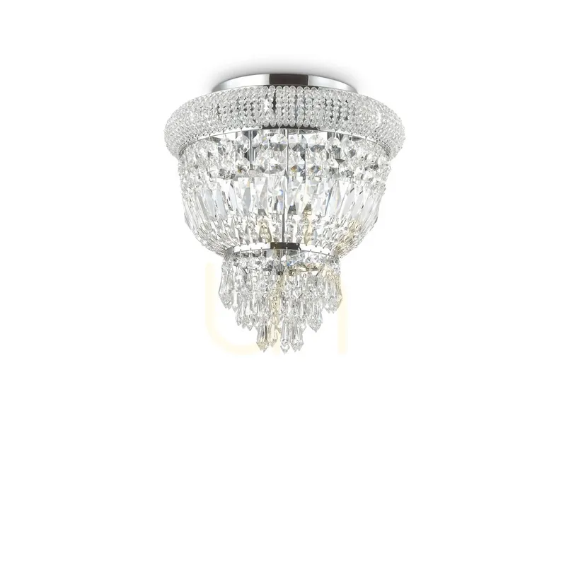 Plafonieră Ideallux Dubai PL3 crom cristal 32 cm E14 3x28W 207162
Ofertă Limitată Lichidare de stoc
