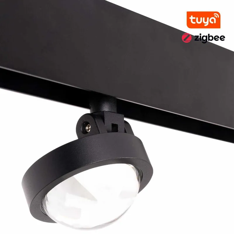 Retur gratuit Spot pe sina magnetic Max Light MAX M0018Z negru Zigbee 8W 2700-5000K