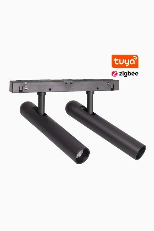 Expediere rapidă Spot pe șină magnetic Max Light MAX M0020Z Zigbee 2x10W negru LED 2700-5000K