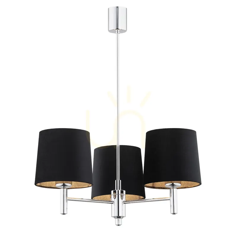 Candelabru Argon Bolzano Plus negru 3xE27 6108 Doar azi