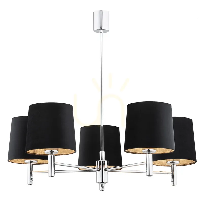 Ofertă exclusivă Candelabru Argon Bolzano Plus negru 5xE27 2104