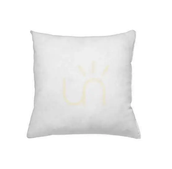 Reducere Pernă interioară pătrată albă BAZAR BIZAR 50x50 cm bumbac
